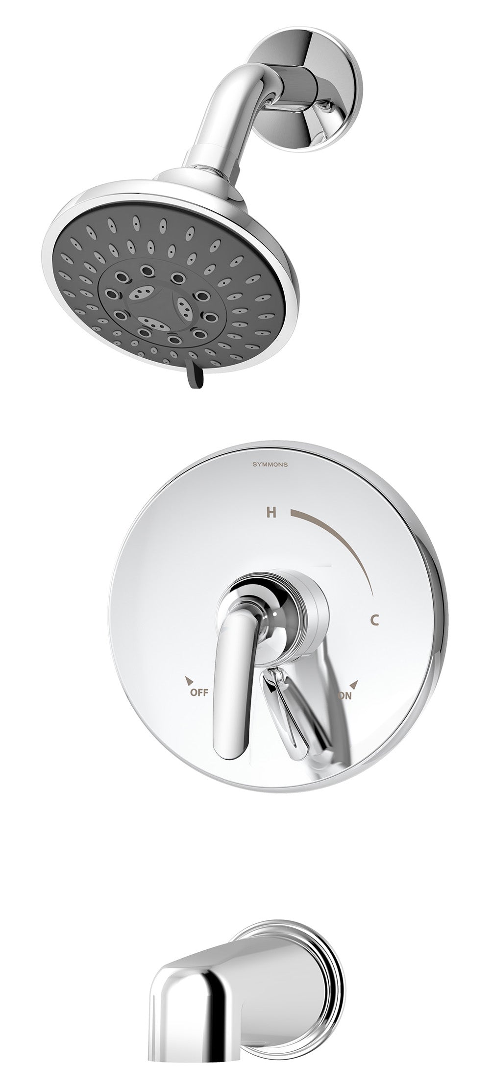 Symmons S-5502-TRM Elm tub/Shower trim with Lever Handle and secondary integral diverter