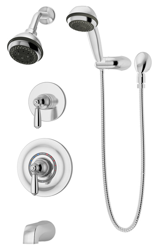 Symmons 4706TRMTC Allura tub/Shower trim with Hand Shower & Lever Handle