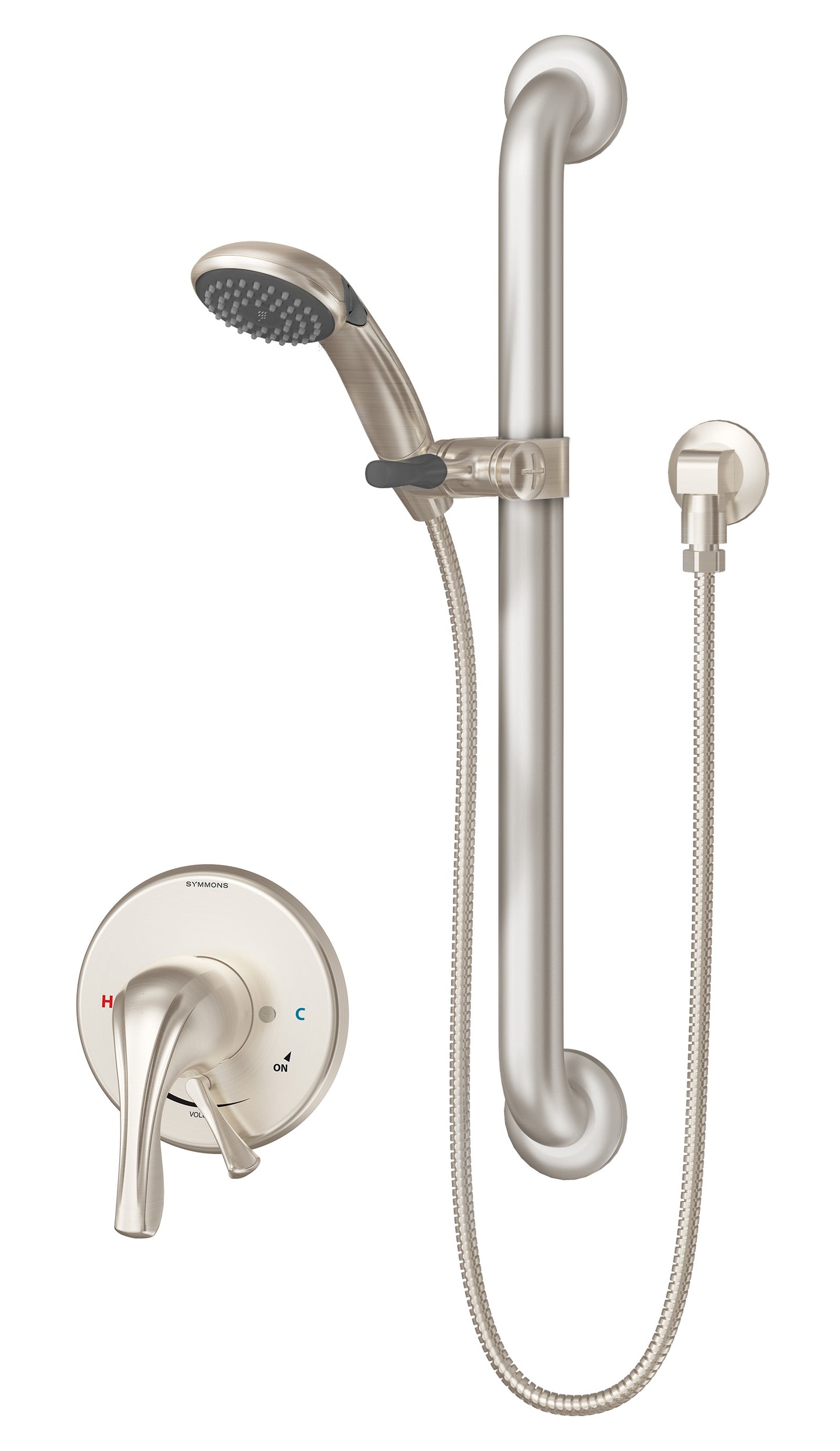 Symmons S-9603-X-PLR-STN Origins Shower system with secondary integral volume control