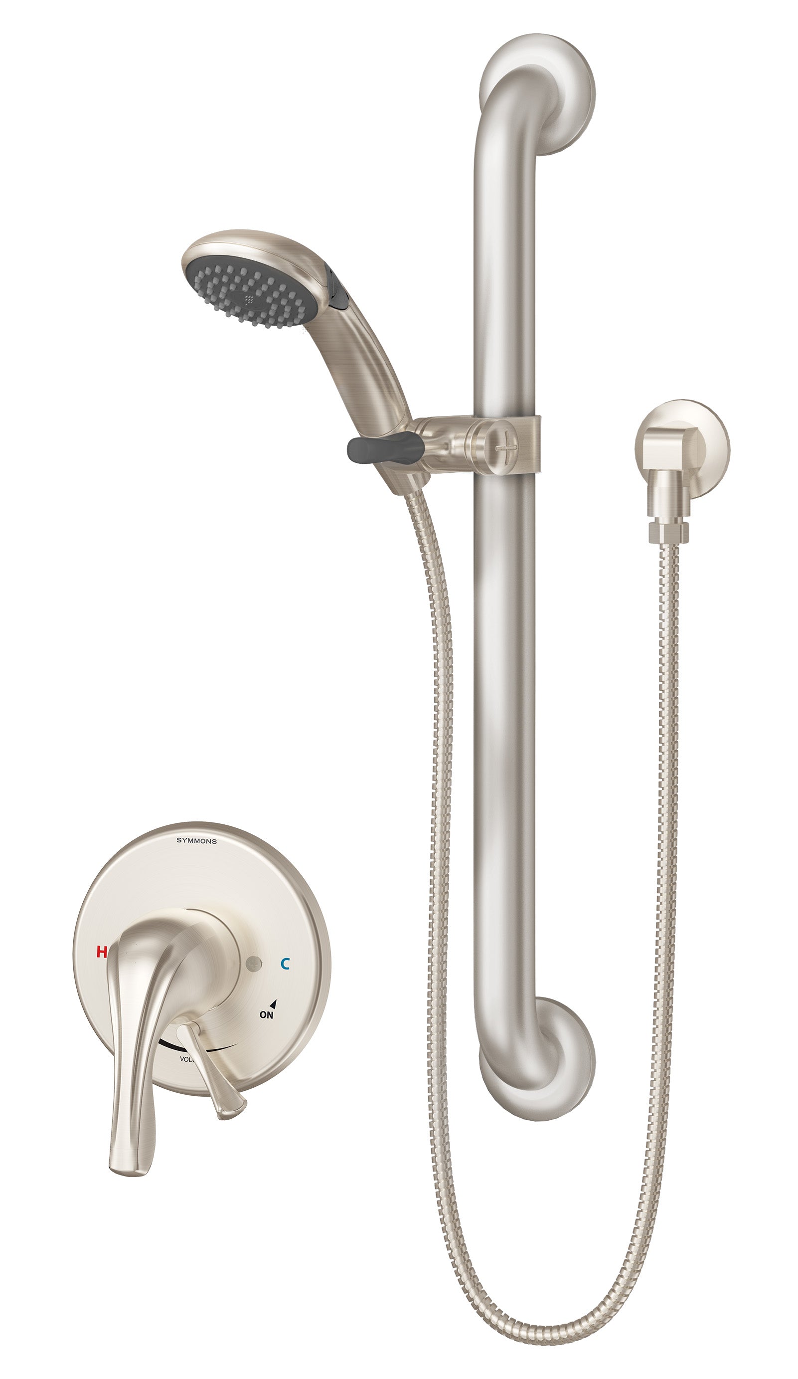 Symmons S-9603-PLR-1.5-TRM-STN Origins Shower trim with secondary integral volume control