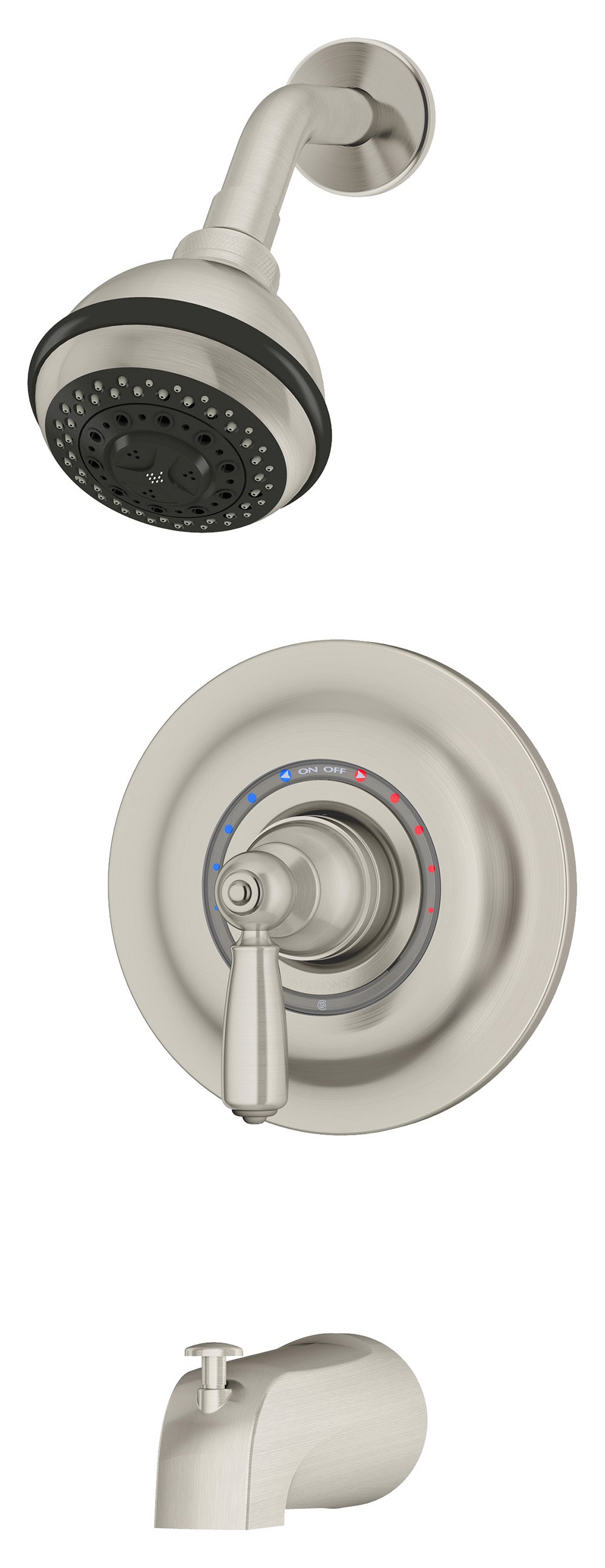 Symmons 4702-STN-TRM Allura tub/Shower trim with Lever Handle