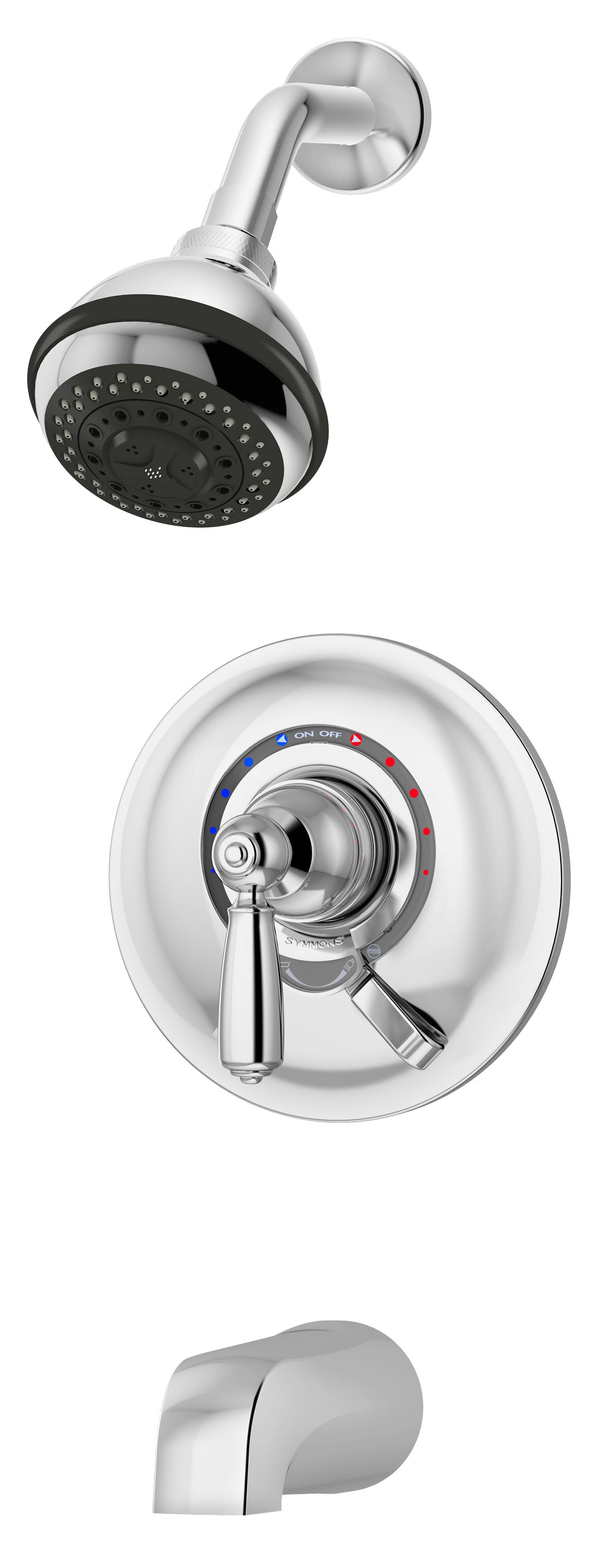Symmons S-4702-1.5-TRM Allura tub/Shower trim with Lever Handle and secondary integral diverter