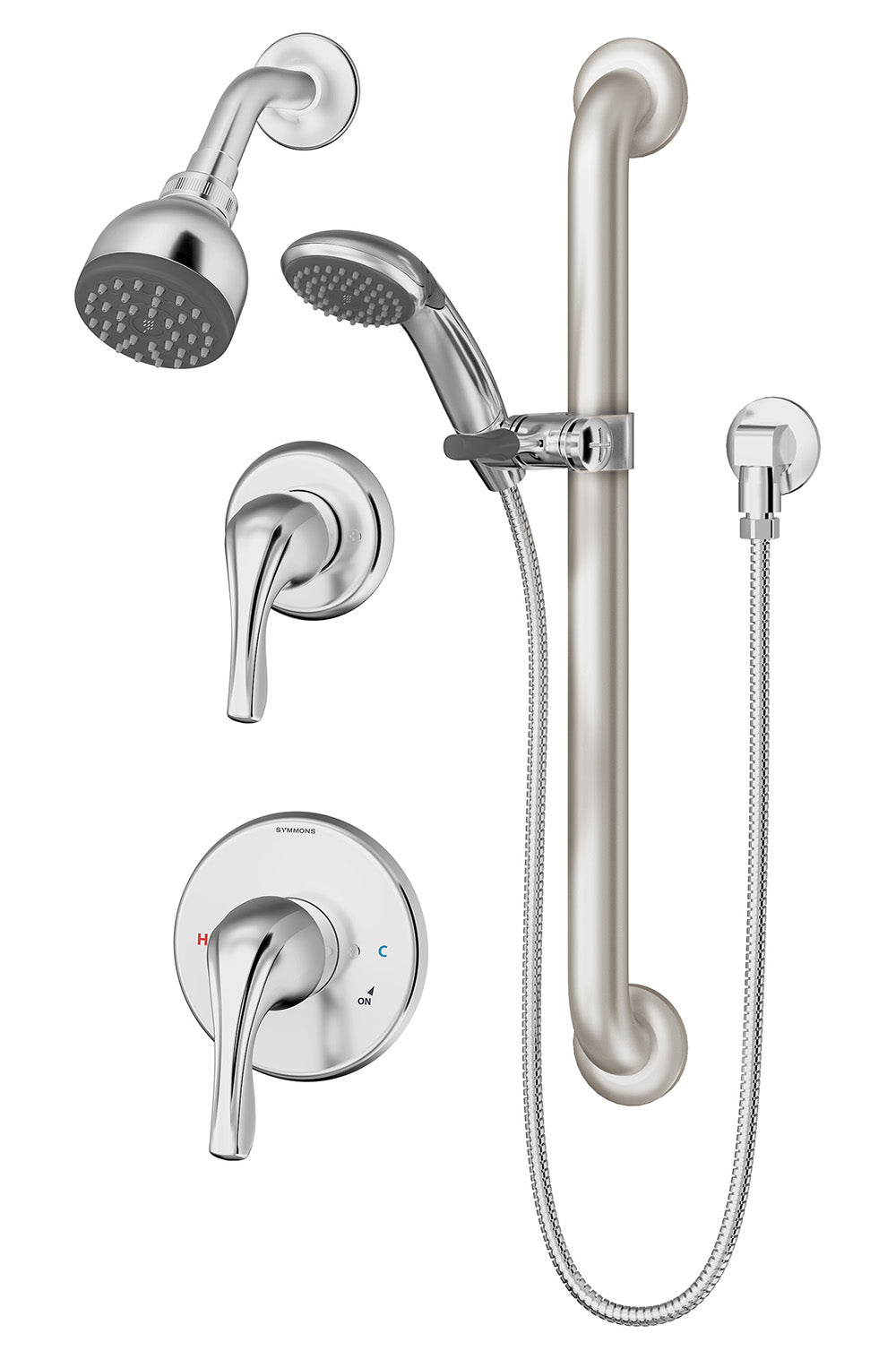Symmons 9605-X-PLR-B-1.5 Origins Shower system with Hand Shower