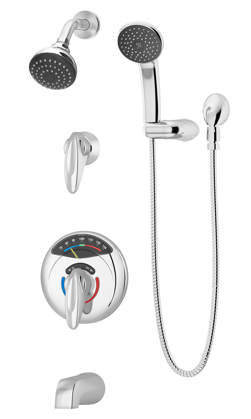 Symmons 1-3170VT-H401-V-X VisuTemp With Clear-Vue