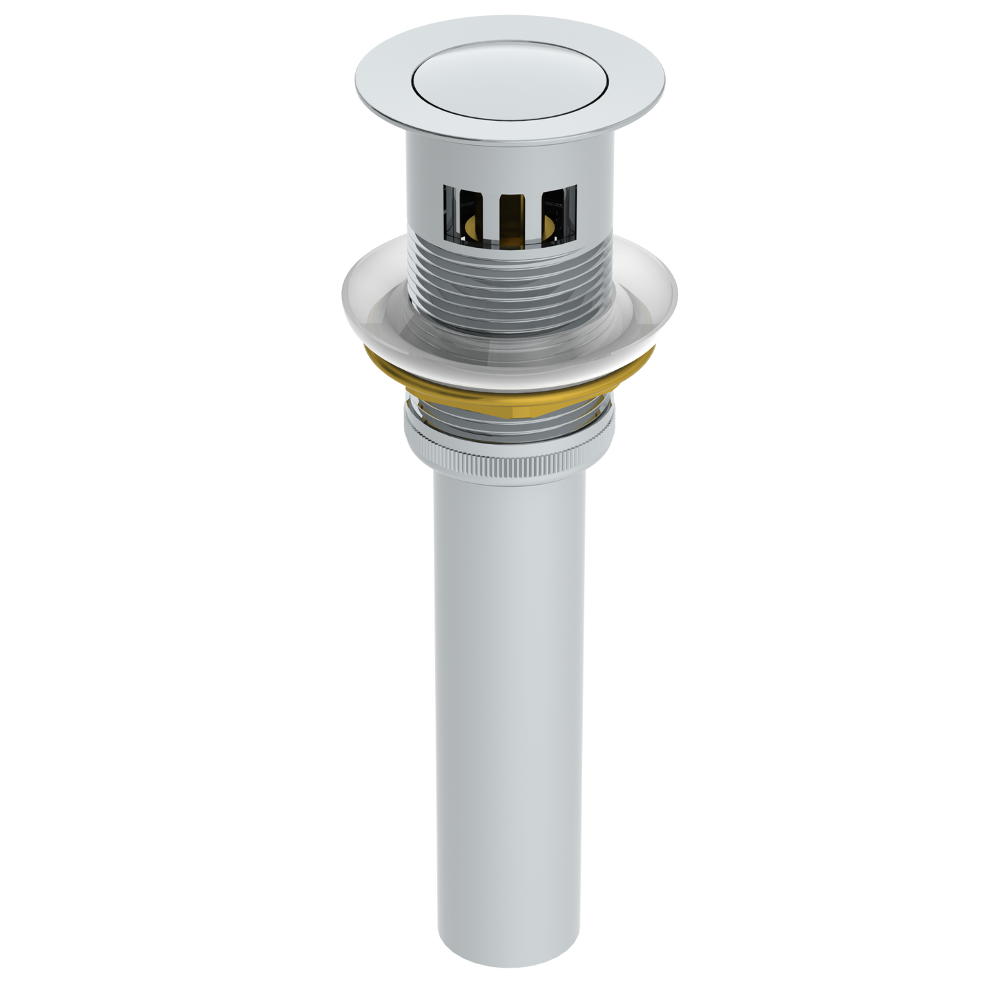 Symmons RL324 Push-Pop Drain, Brass