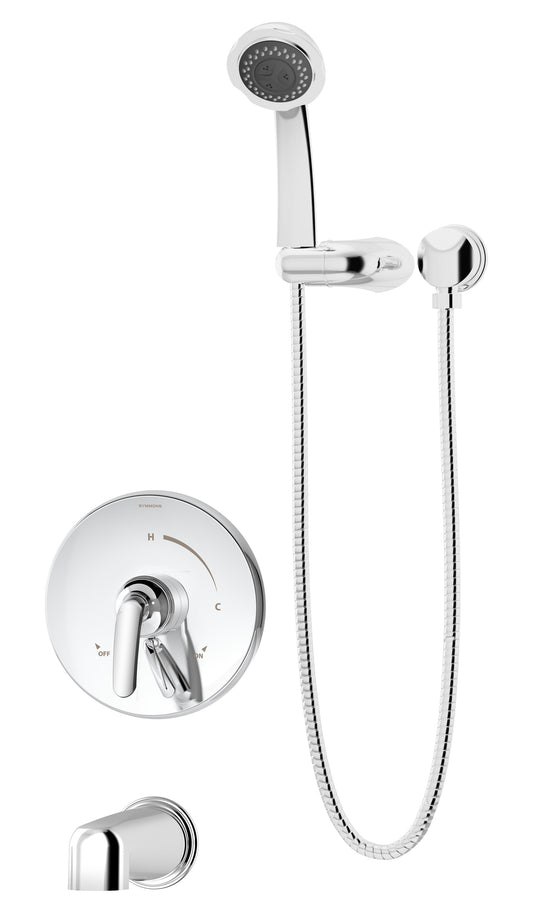 Symmons S-5504-1.5-TRM Elm tub/Shower trim with Lever Handle and secondary integral diverter
