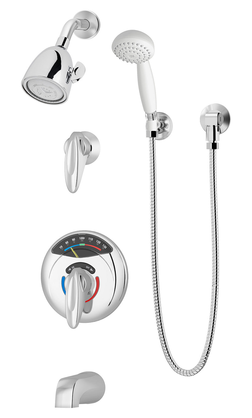 Symmons 1-317VT-FS-X Safetymix/Visu-Temp