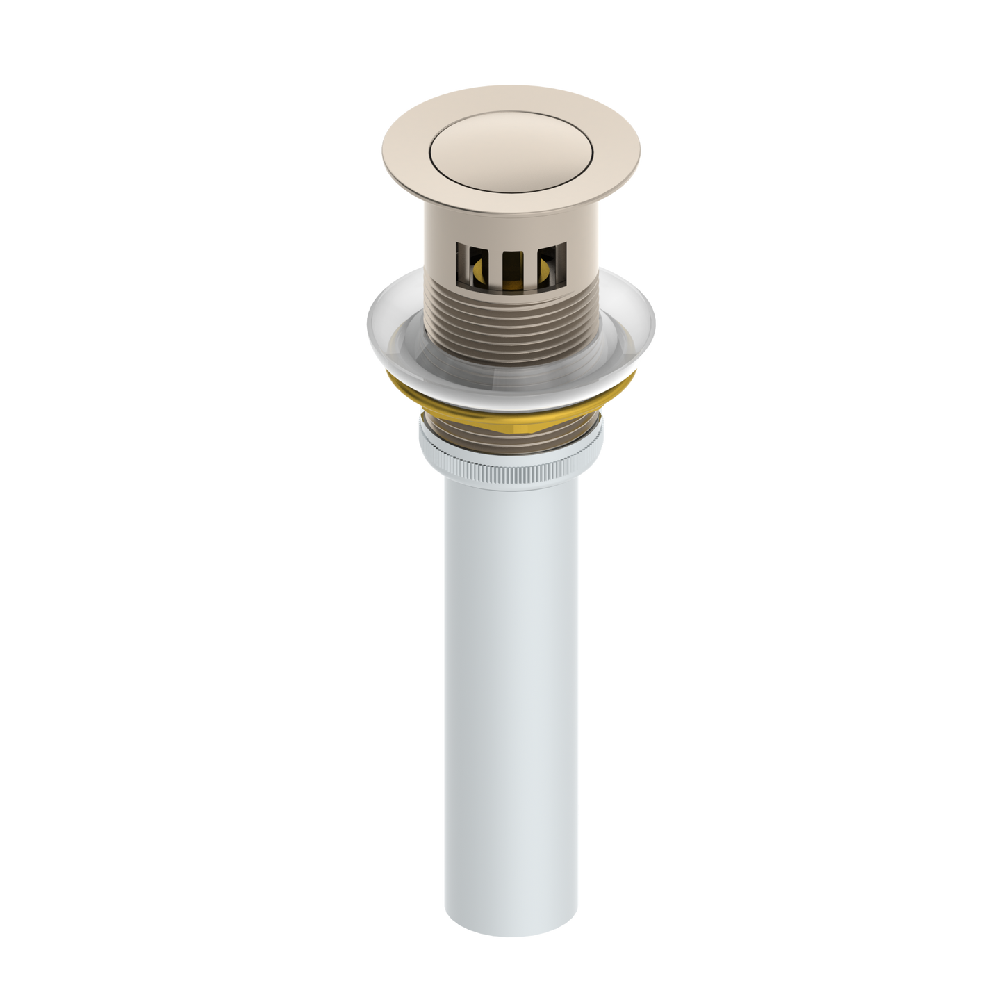 Symmons RL324STN Push-Pop Drain, Brass