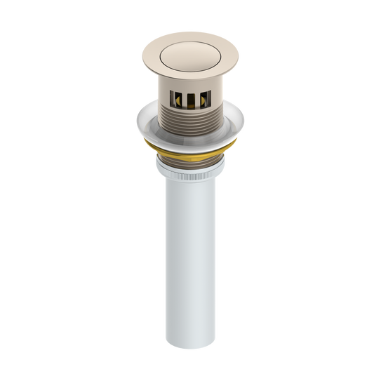 Symmons RL324STN Push-Pop Drain, Brass