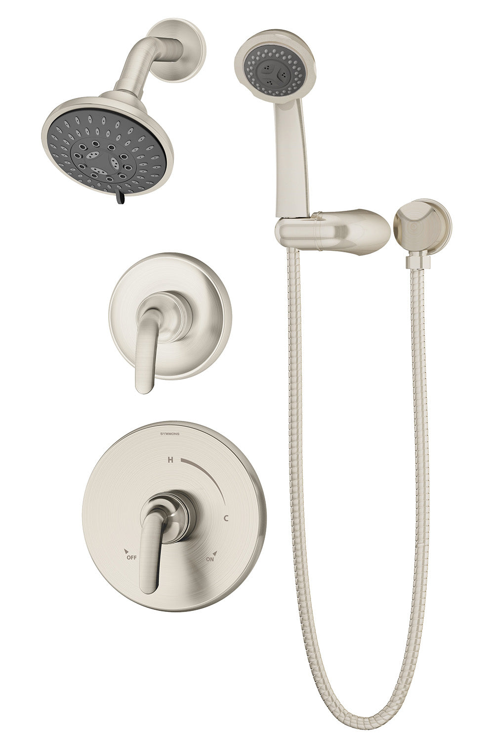 Symmons 5505STNTRMTC Elm Shower trim with Hand Shower and Lever Handle