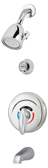 Symmons 1-210VT Visu-Temp tub/Shower system with Lever Handle