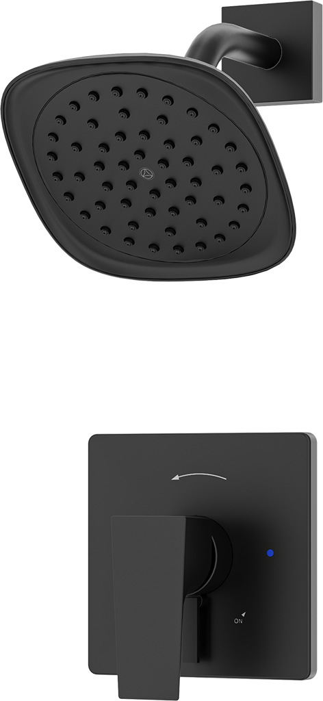 Symmons S4991MBL1TRM Verity HydroMersion VersaFlex Integral Diverter Shower Trim (Less Showerhead)