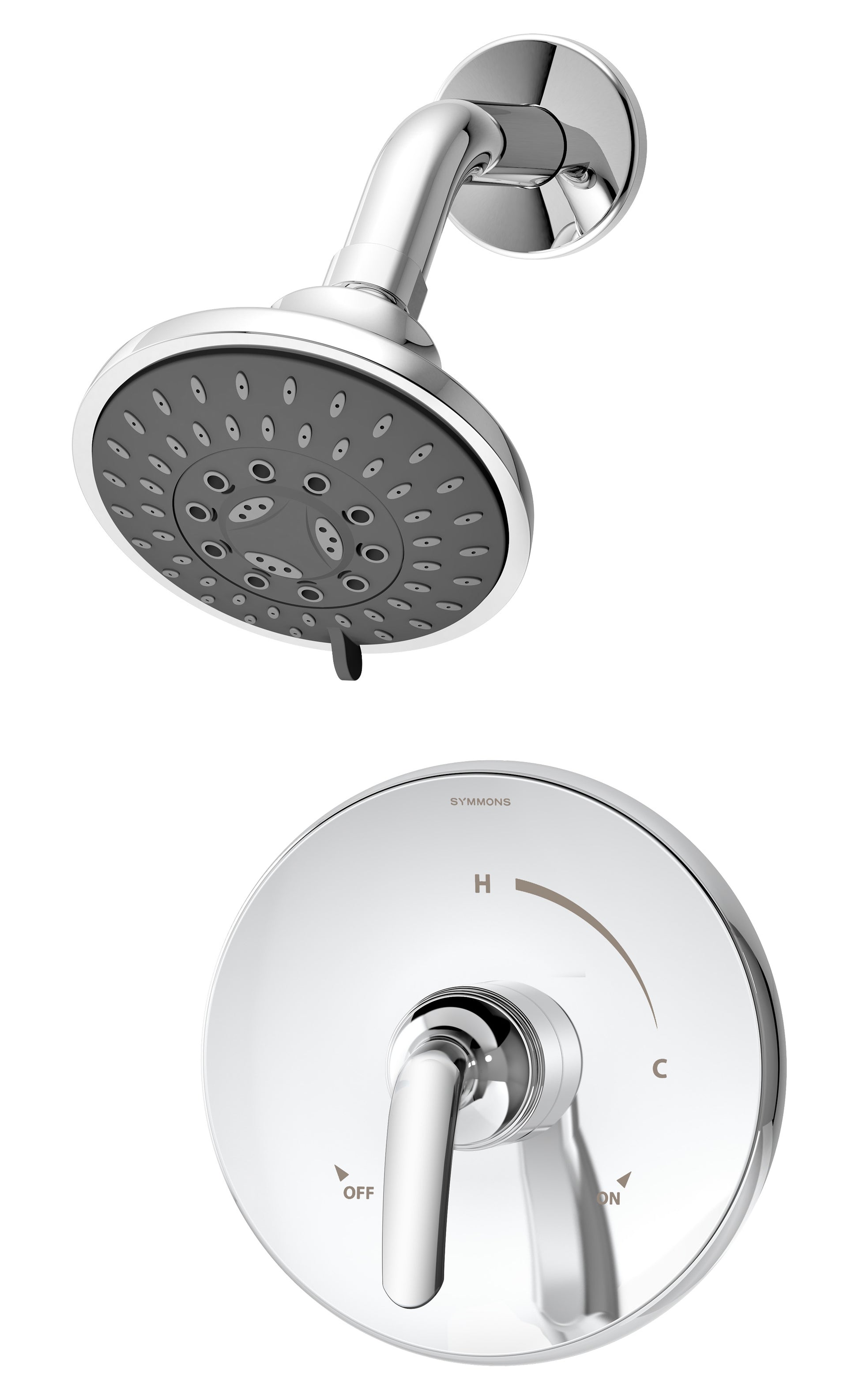 Symmons 550115TRMTC Elm Shower trim with Lever Handle