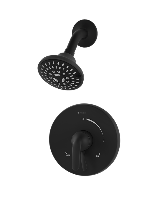 Symmons S5501MBTRM Elm tub/Shower trim with Lever Handle and secondary integral diverter