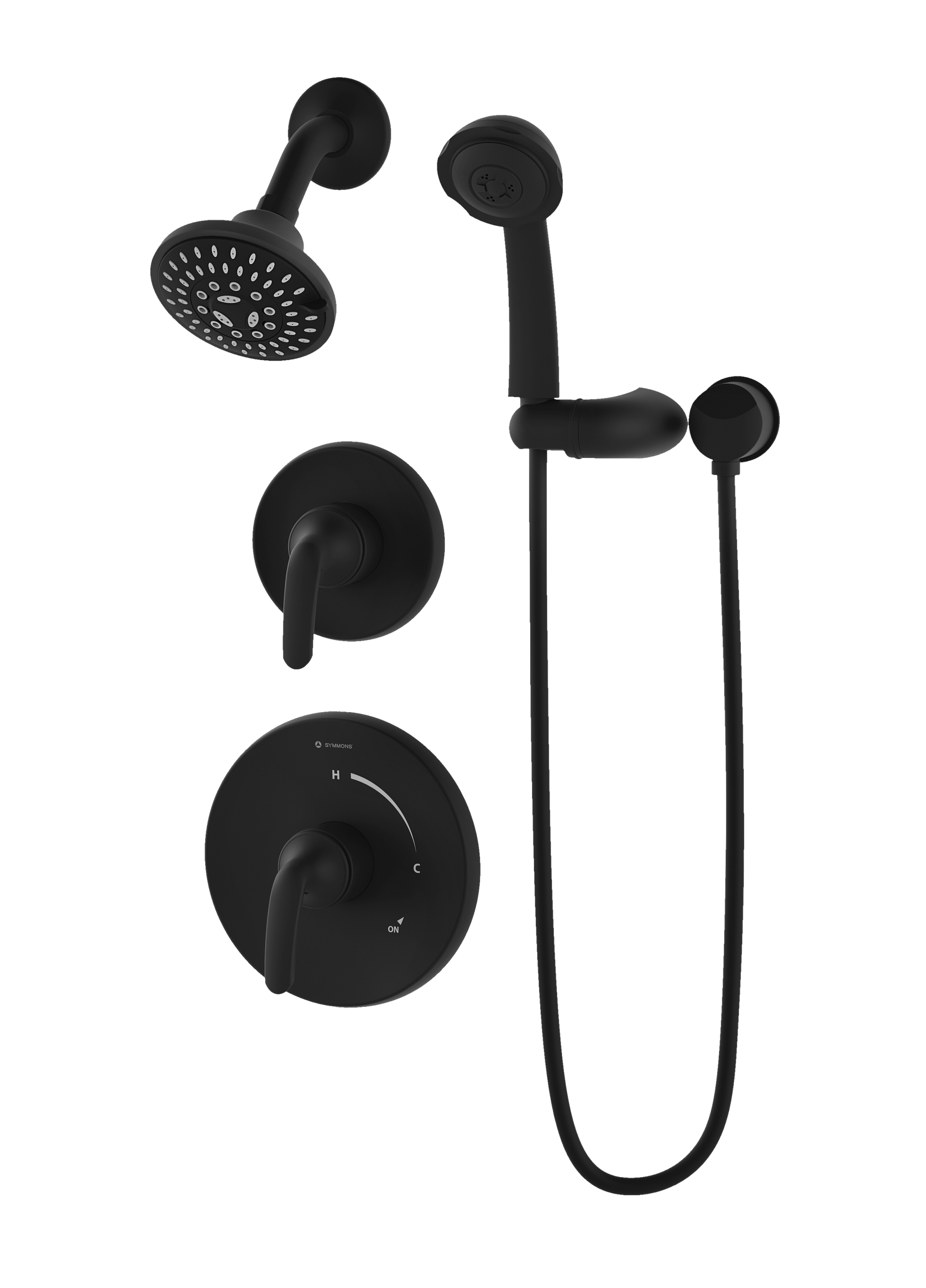 Symmons 5505MBTRM Elm shower and hand shower trim with separate diverter trim