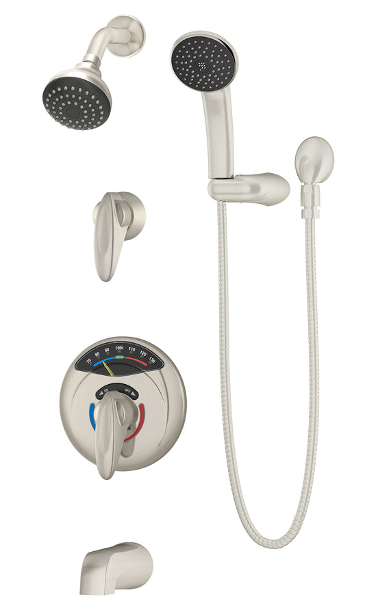 Symmons 1-3170VT-H401-V-STN-1.5NS Visu-Temp With Clear-Vue