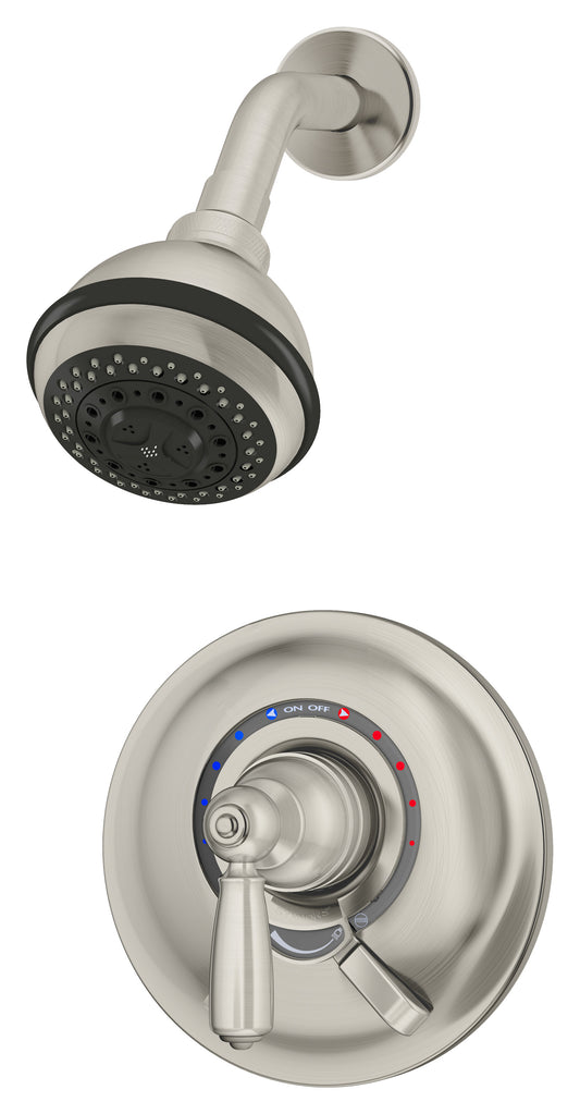 Symmons S-4701-STN-1.5-TRM Allura Shower trim with Lever Handle and secondary integral volume control
