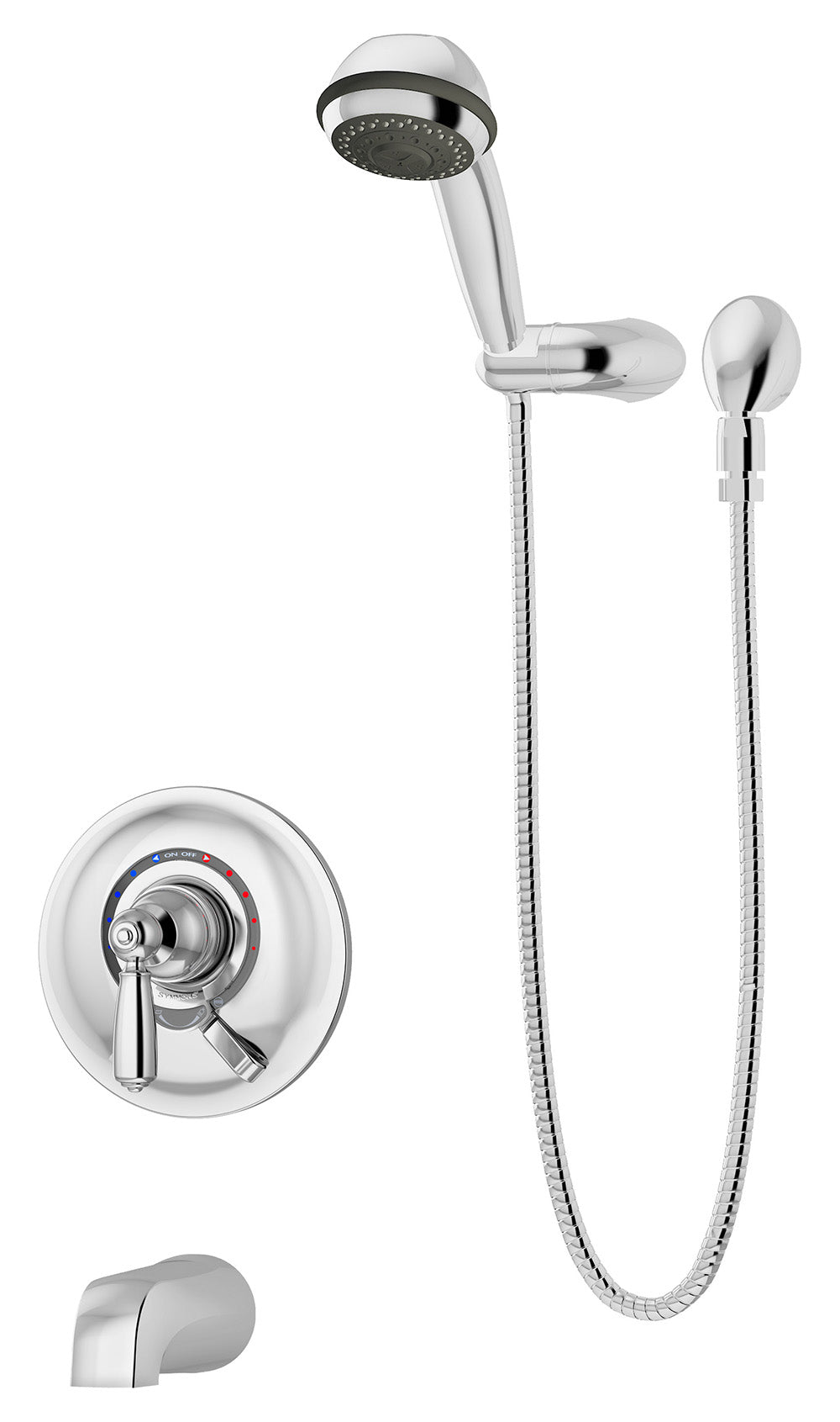 Symmons S-4704-TRM Allura tub/Shower trim with Lever Handle and secondary integral diverter