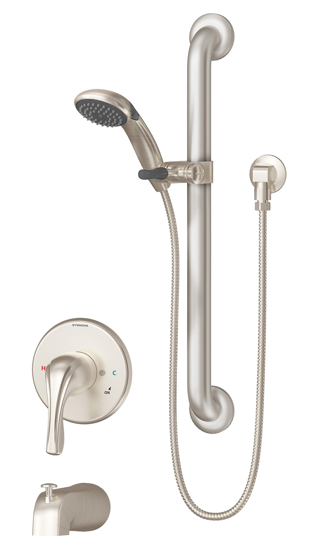 Symmons 9604-X-PLR-STN Origins tub/Shower system