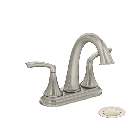 Symmons SLC5512STNPP Elm Centerset Bathroom Faucet