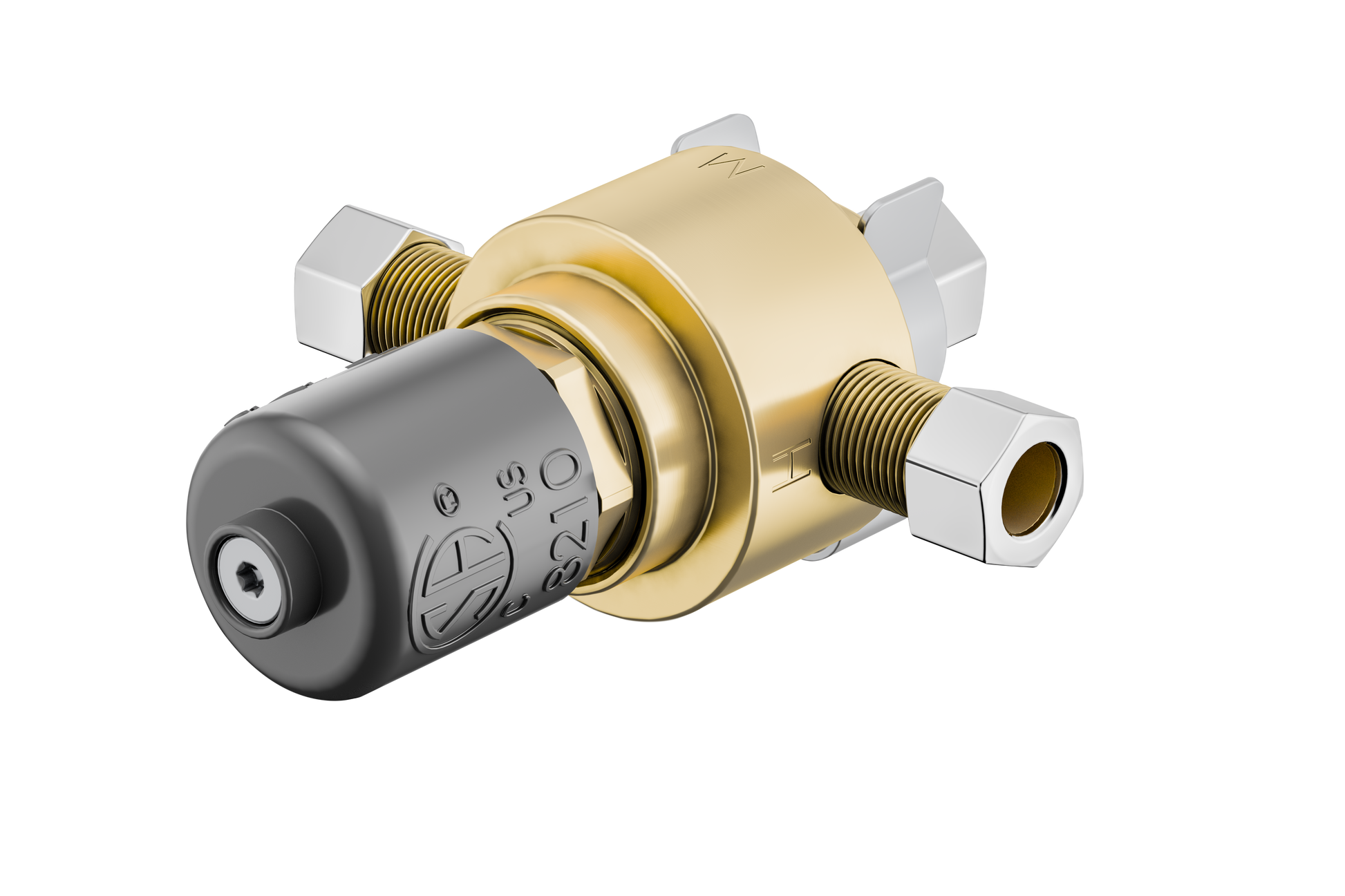 Symmons 8210BCK MaxLine thermostatic mixing Valve with cabinet