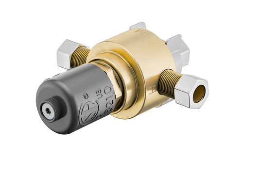 Symmons 8210BCK MaxLine thermostatic mixing Valve with cabinet