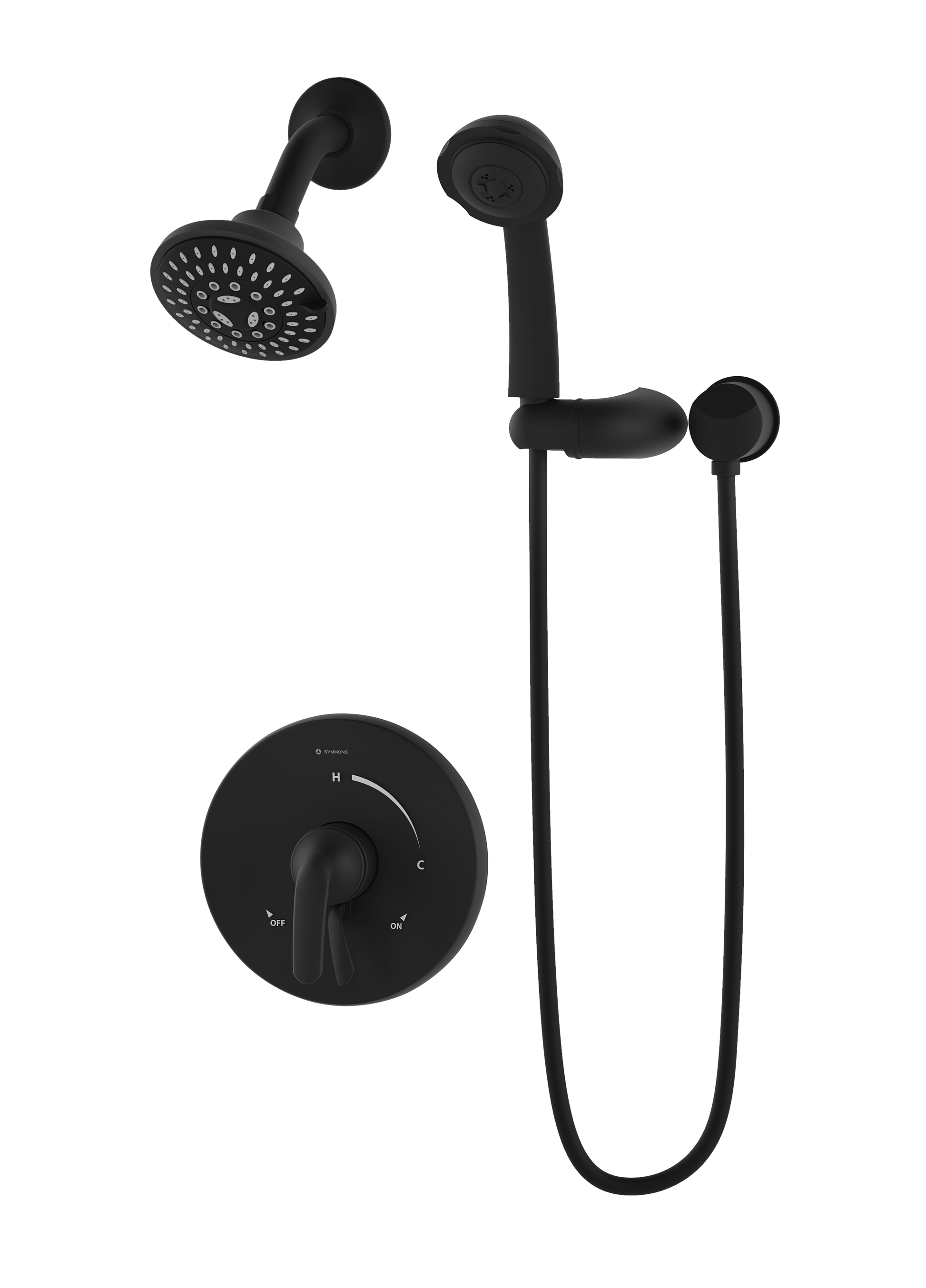 Symmons S5508MBTRM Elm shower and hand shower trim with secondary integral diverter